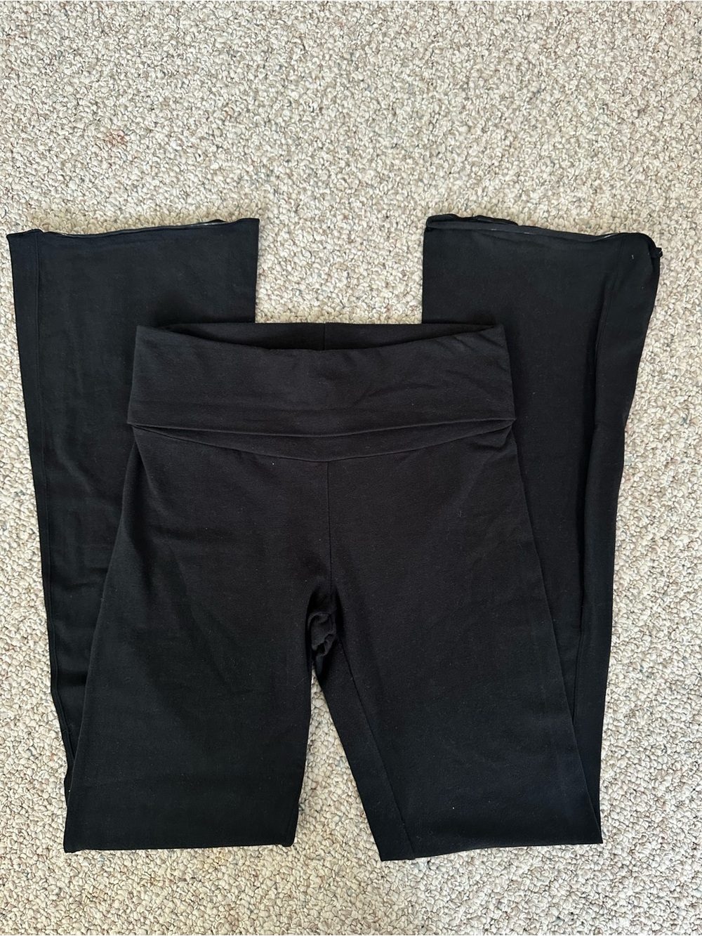 Skims Foldover Jersey Cotton Pants
